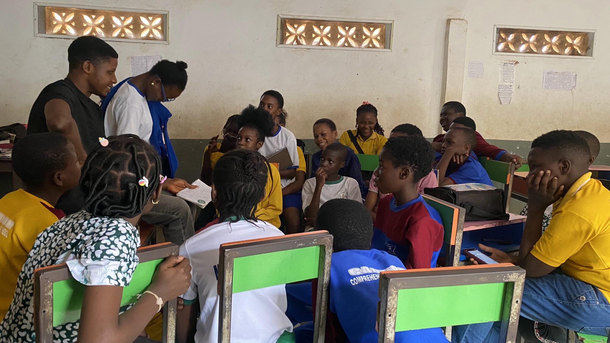 Set of students having their tech examination in a class room - EpeeTech Solution (Cardon Standard Schools)